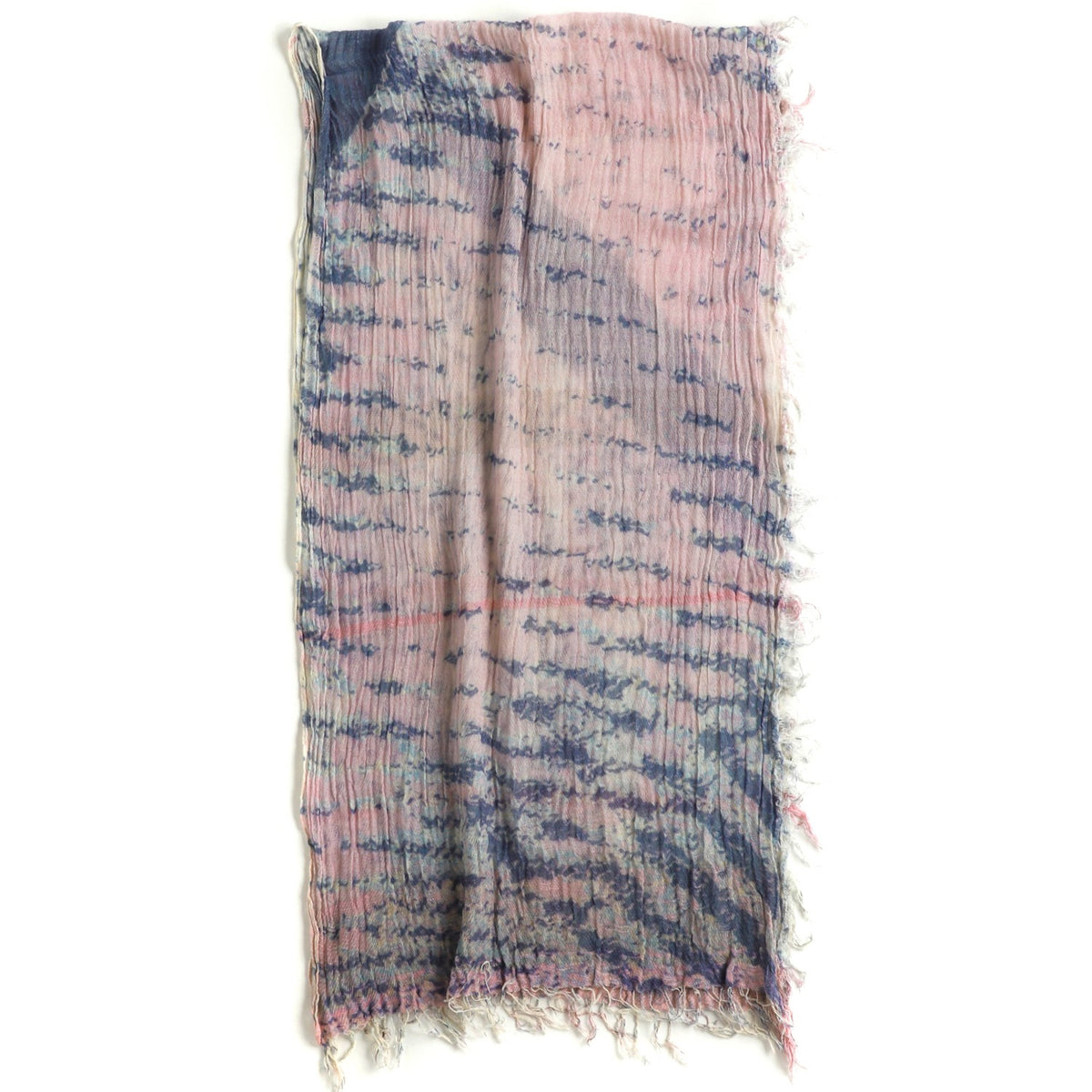 Pink Print Tamaki Niime Cotton Roots Shawl