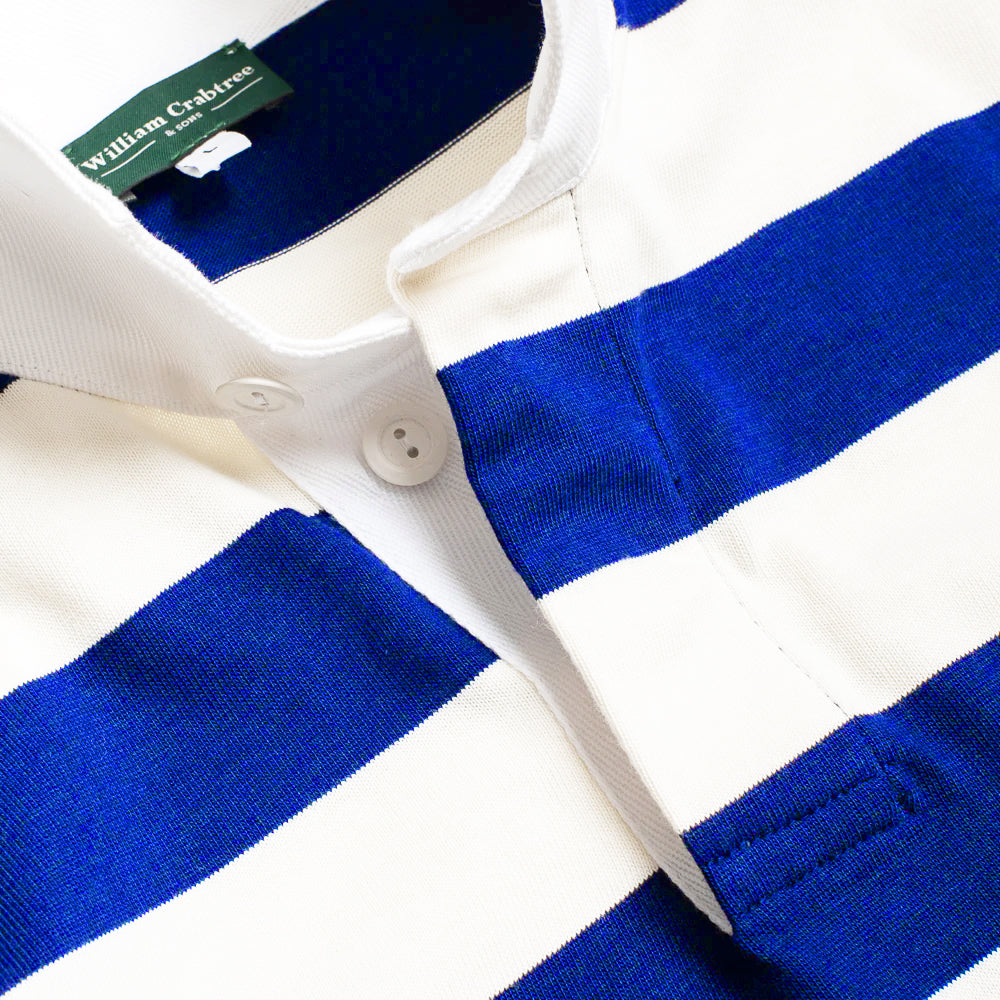 WM Brown Cobalt Striped Rugby Shirt