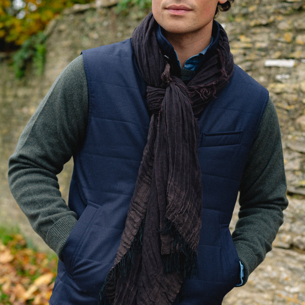 Navy Grasmere Gilet