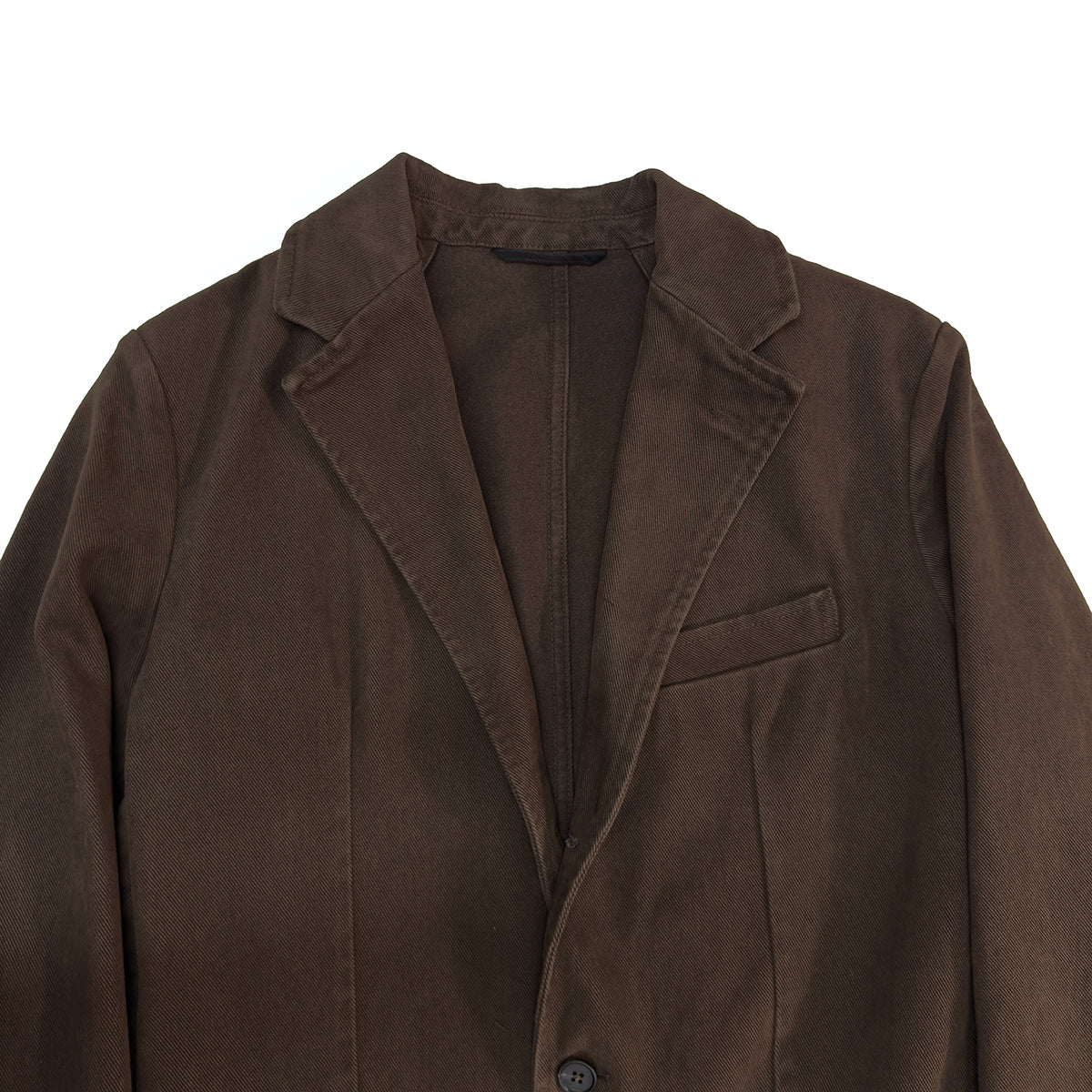 Washed Chocolate Winter Chino Jacket