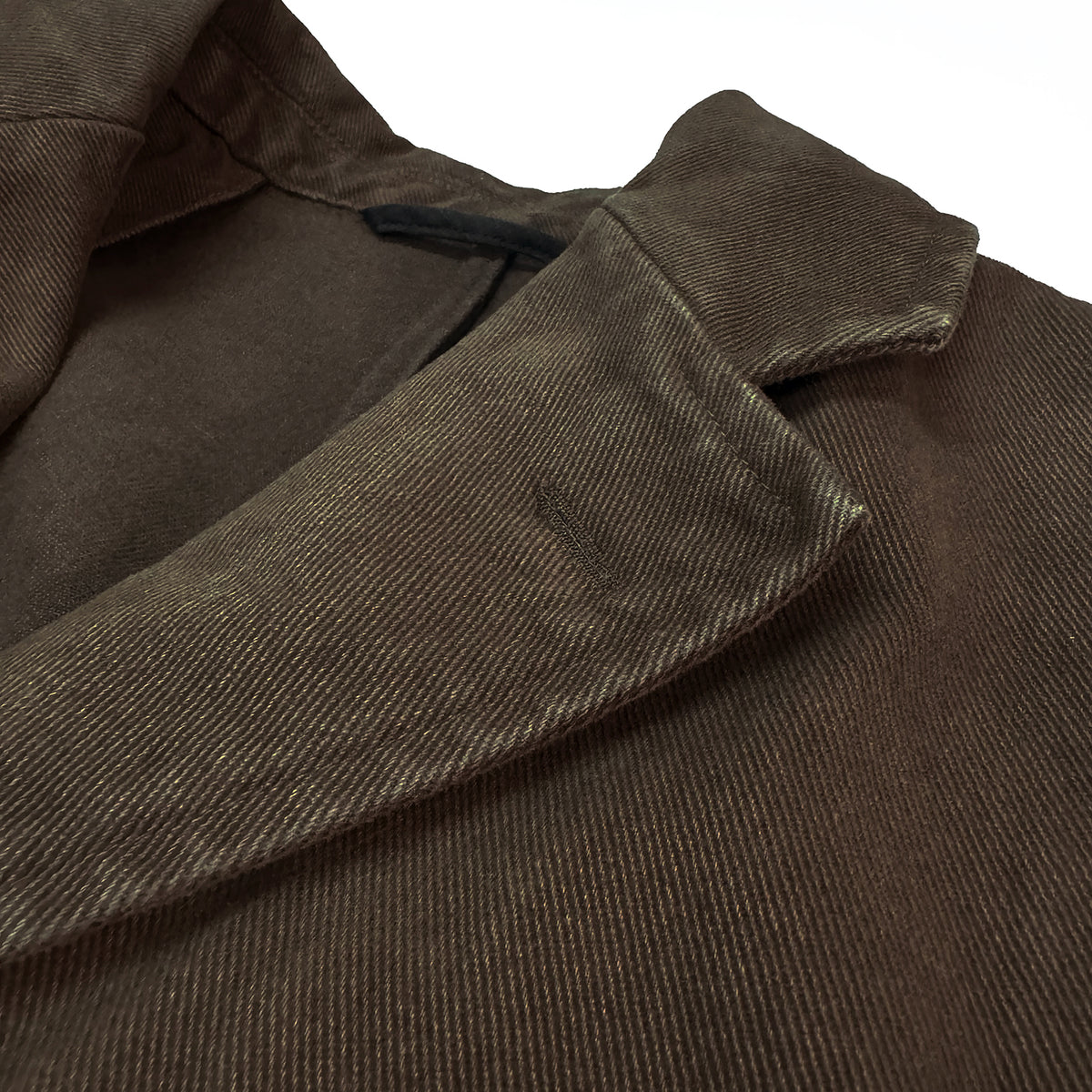 Washed Chocolate Winter Chino Jacket