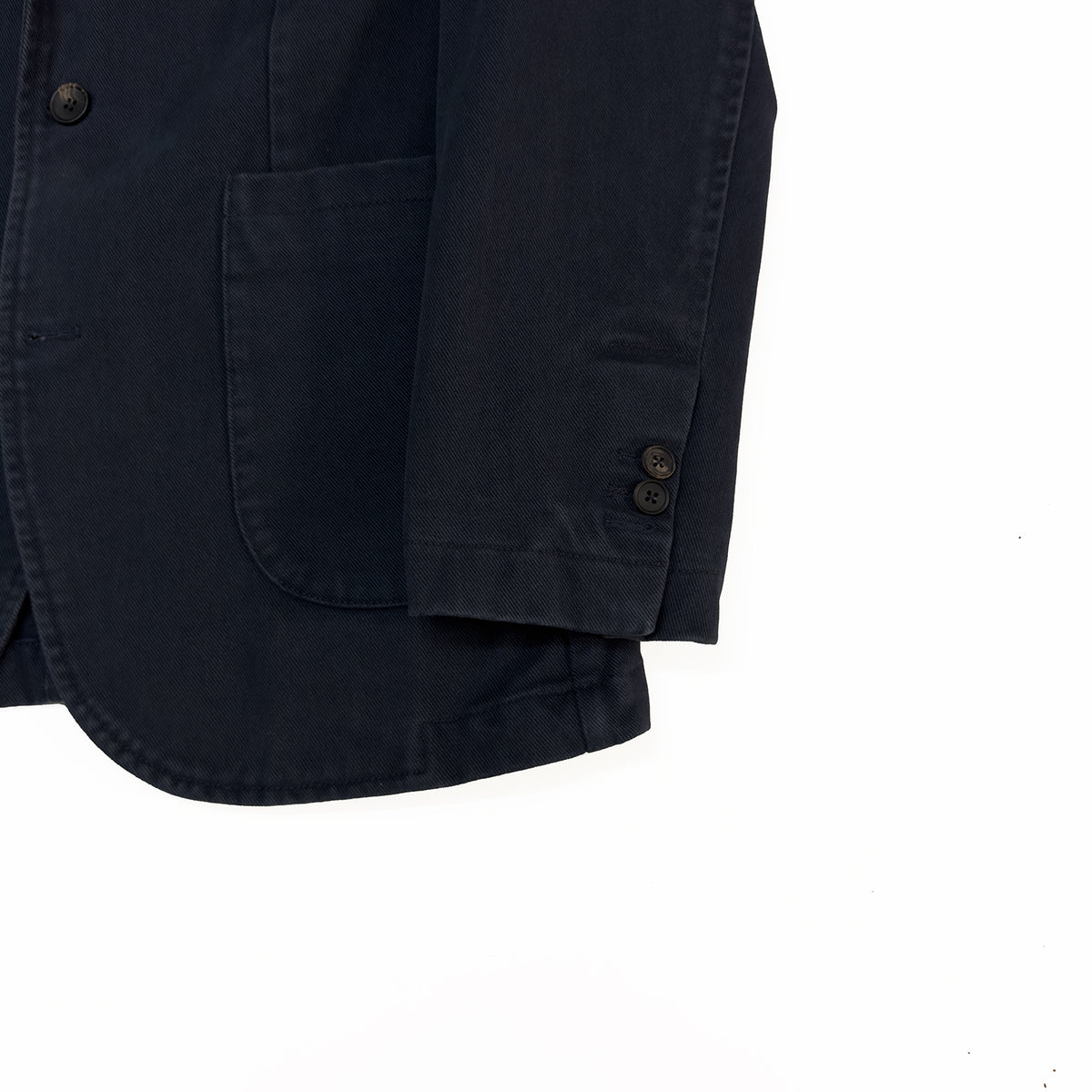 Washed Navy Winter Chino Jacket