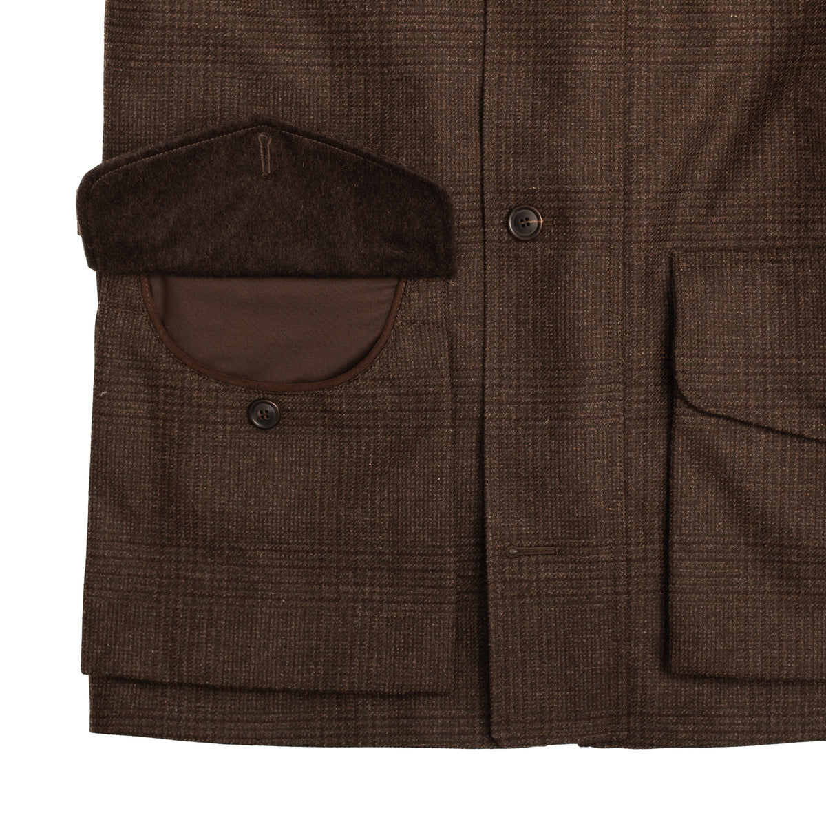 Brown Check Farington Field Coat