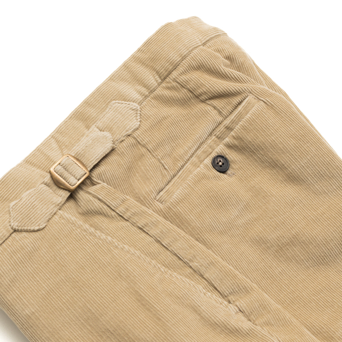 Cream Needlecord Trousers