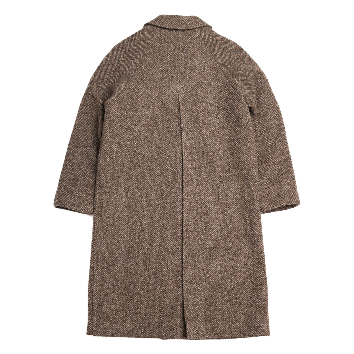 Fawn Herringbone Rossendale Raglan Coat