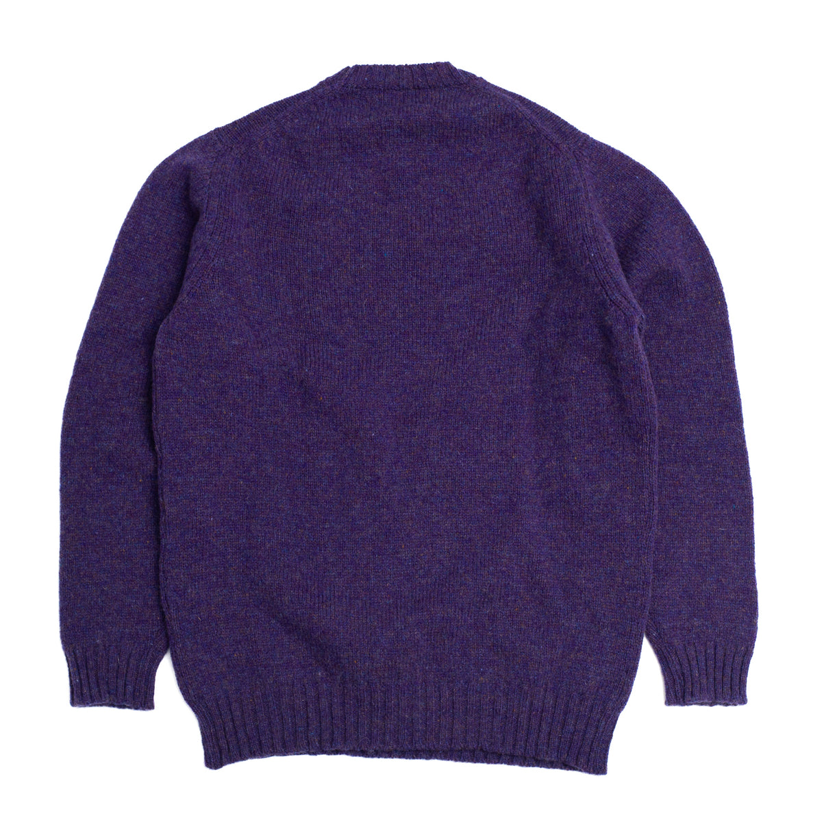 Heather Shetland Lambswool Crew Neck