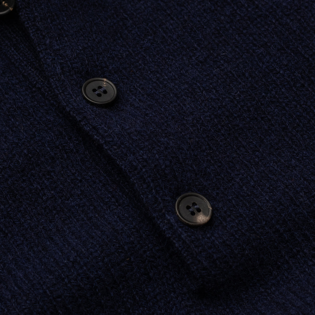 Navy Shetland Wool Sportshirt