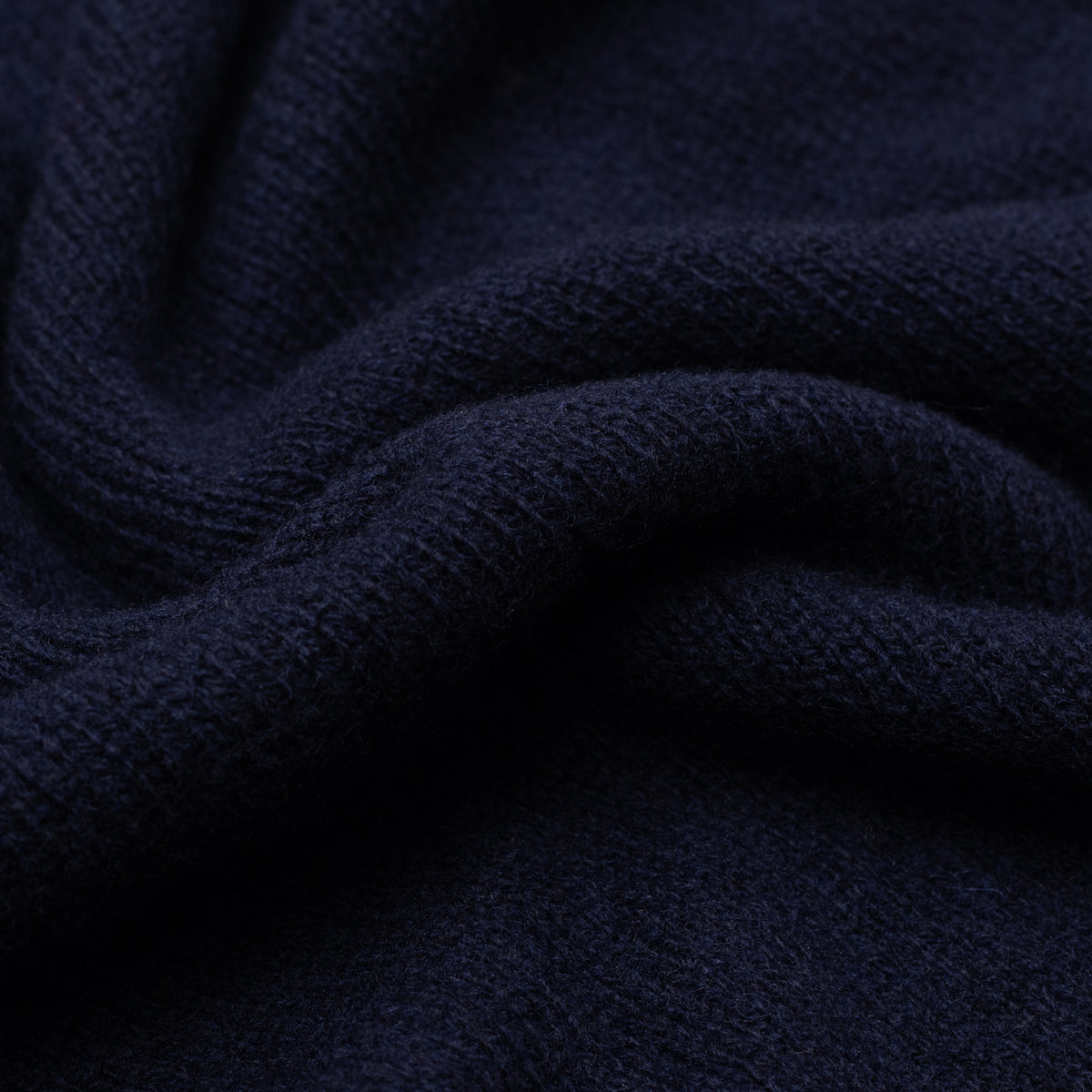 Navy Shetland Wool Sportshirt