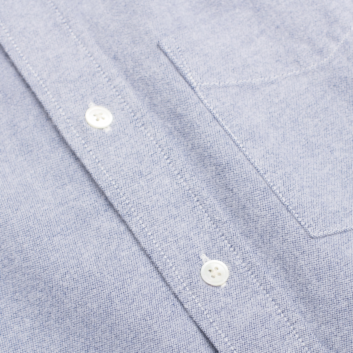 Slate Blue Brushed Oxford Button Down Shirt