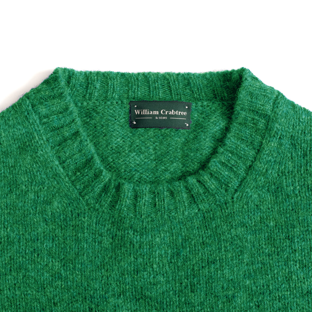 Clover Shetland Lambswool Crew Neck