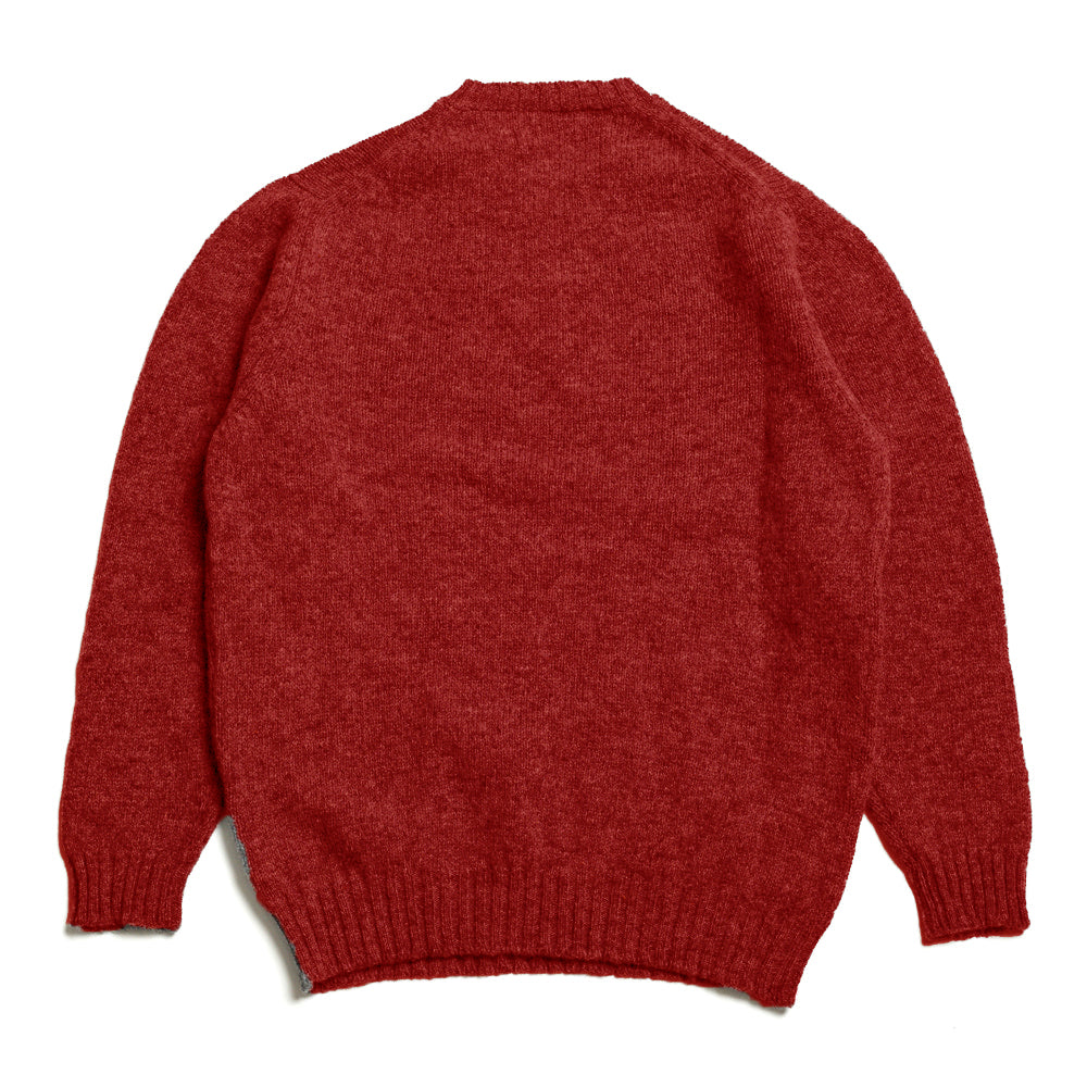 Rosewood Shetland Lambswool Crew Neck