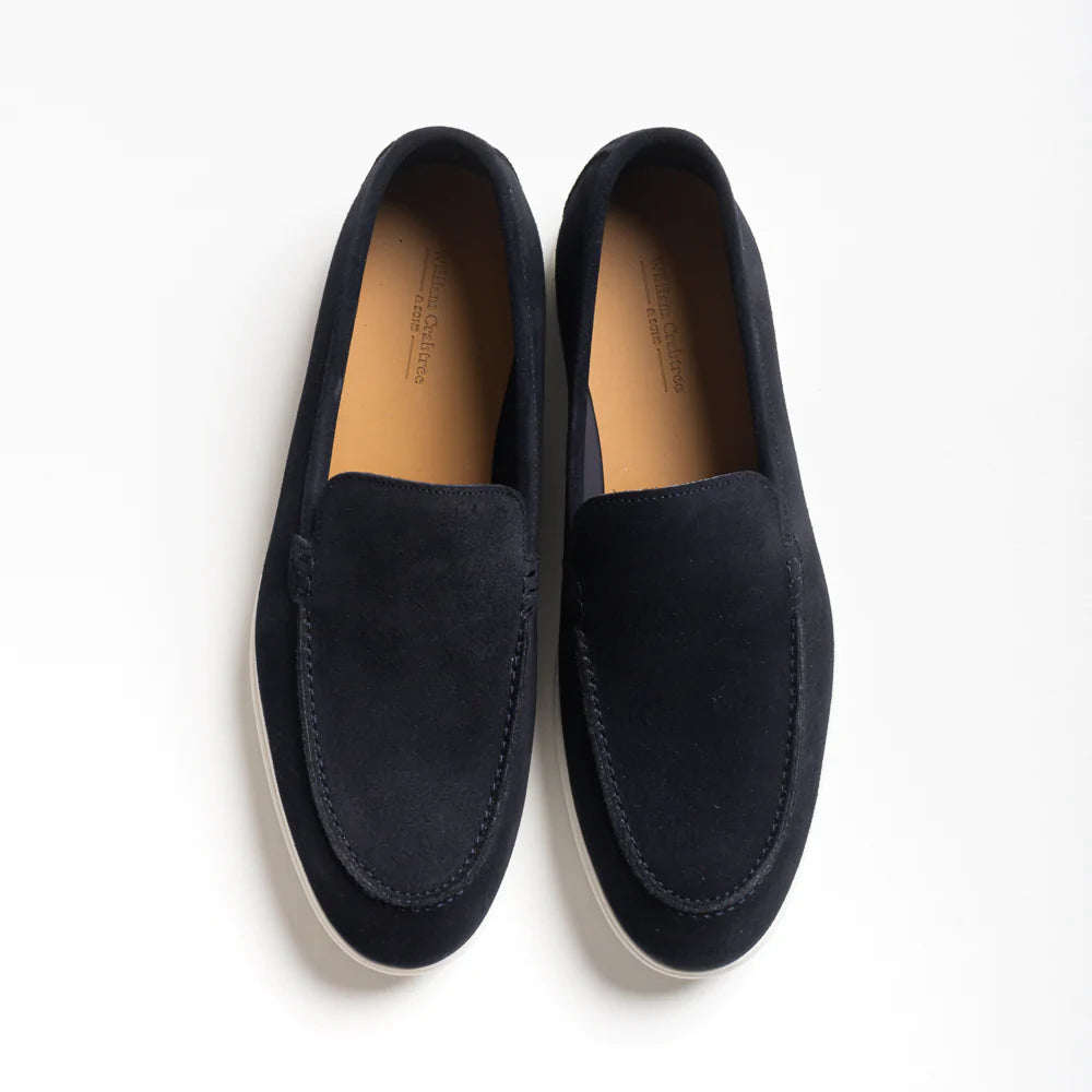 Navy Colton Loafer – William Crabtree & Sons