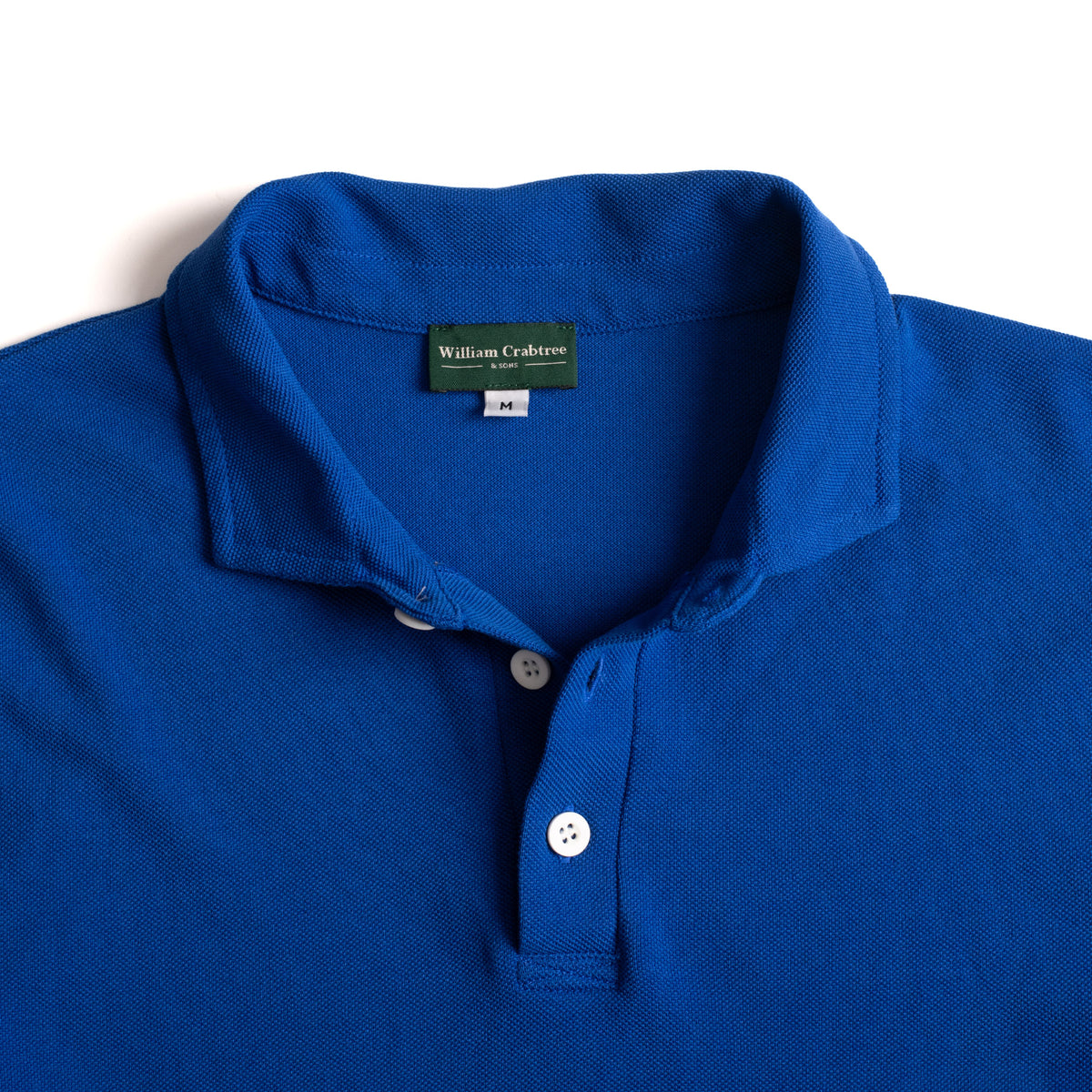 Royal Blue Long Sleeved Polo Shirt – William Crabtree & Sons