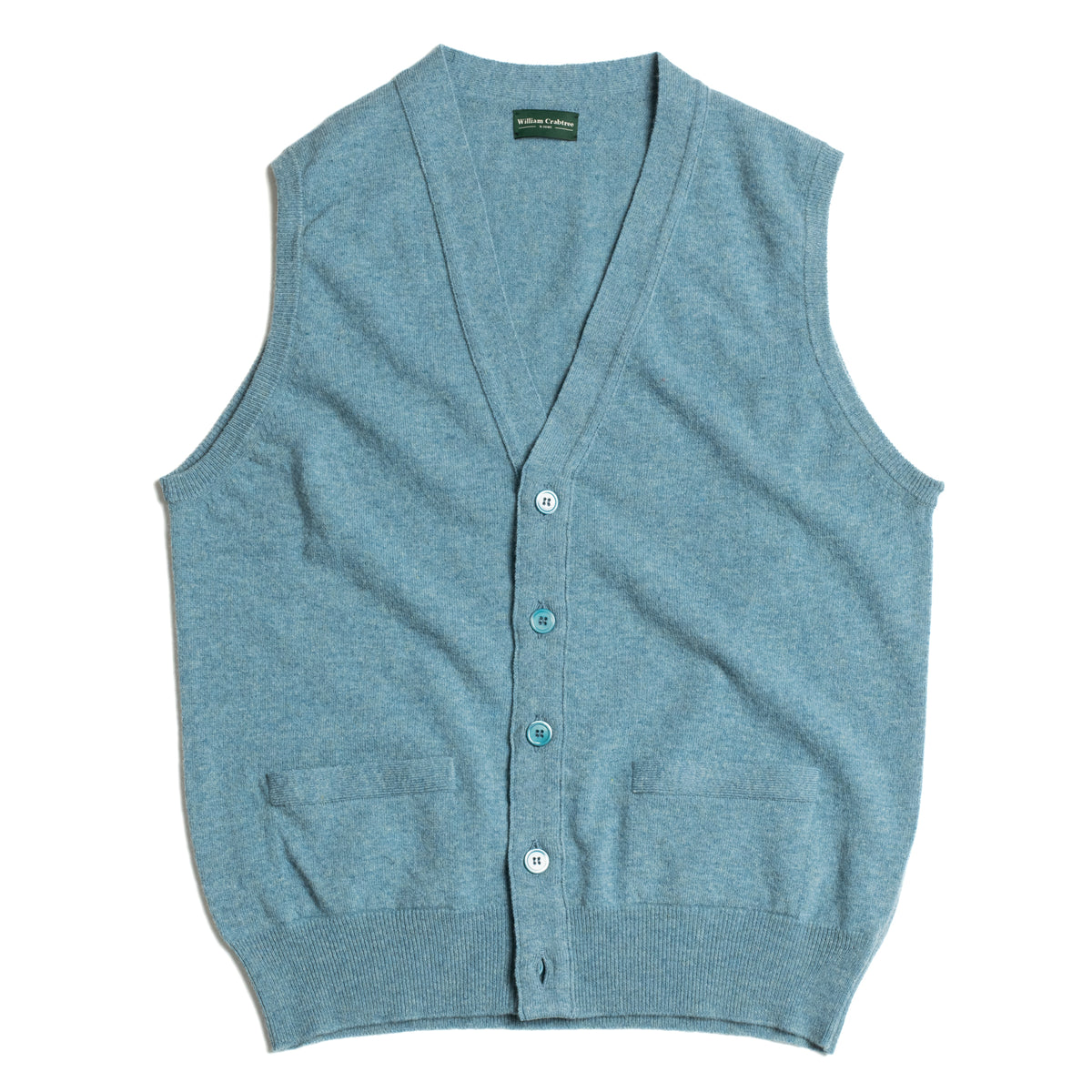 Blue Lovat Geelong Lambswool Waistcoat – William Crabtree & Sons